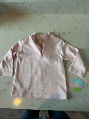 Zuccini Kids Light Pink Long-Sleeve Zip Neck Top